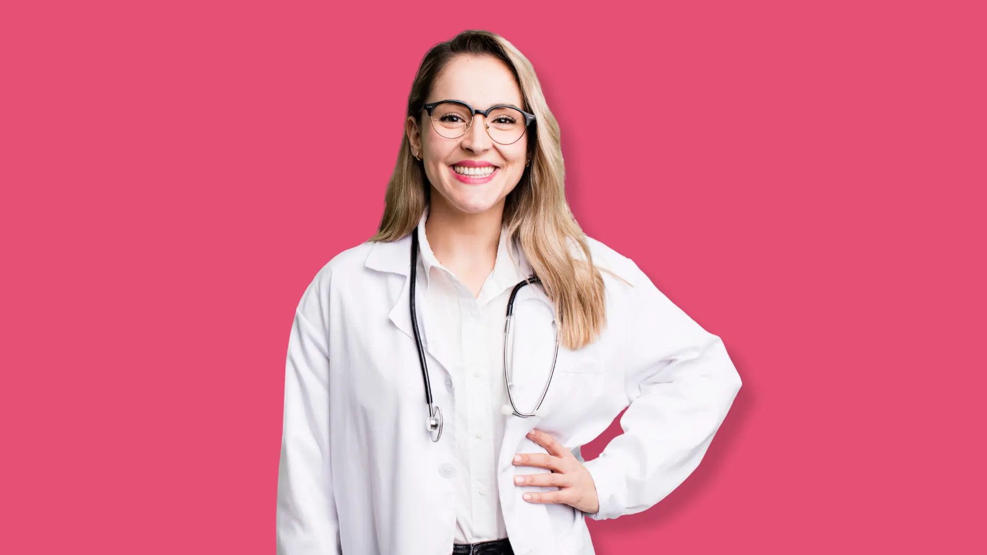 Cette femme fait partie de la médecine du travail.