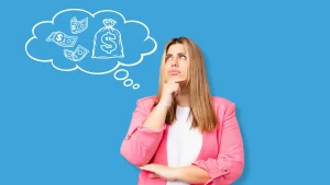 Cette femme réfléchis au financement de son projet