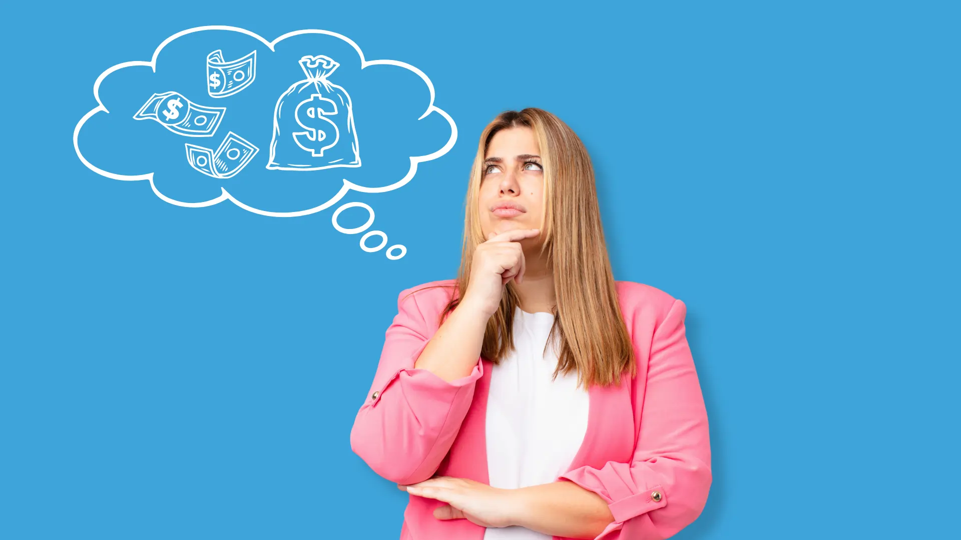 Cette femme réfléchis au financement de son projet