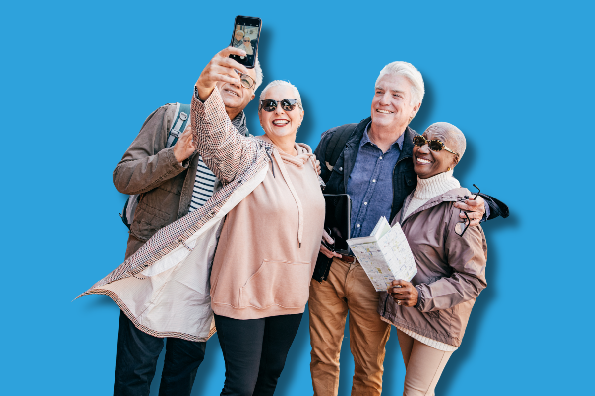 un groupe de retraités actifs sur La Roche sur Yon